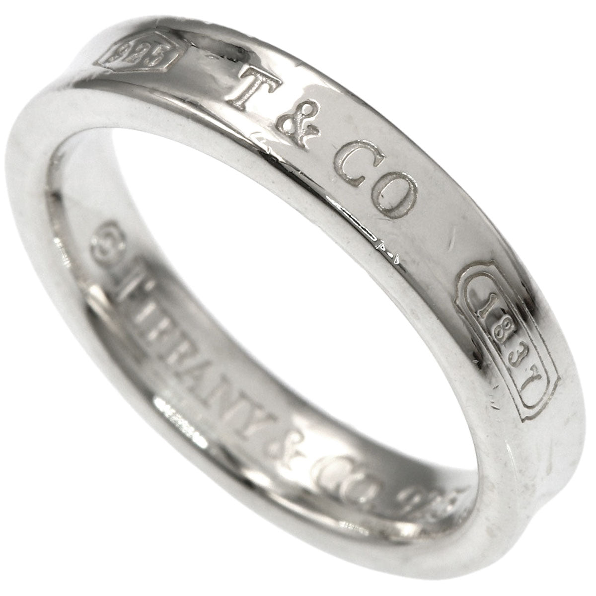 TIFFANY&Co. 1837 Narrow Ring Silver Ladies [Used]