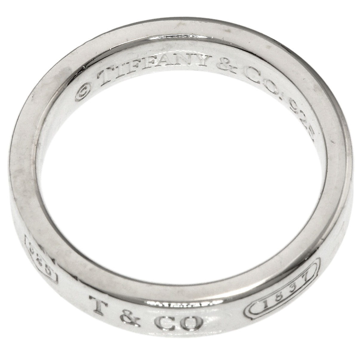 TIFFANY&Co. 1837 Narrow Ring Silver Ladies [Used]