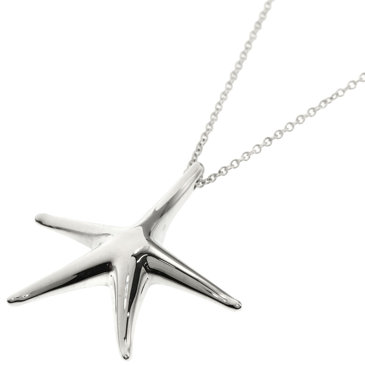 TIFFANY&Co. Star fish Necklace Silver Ladies [Used]