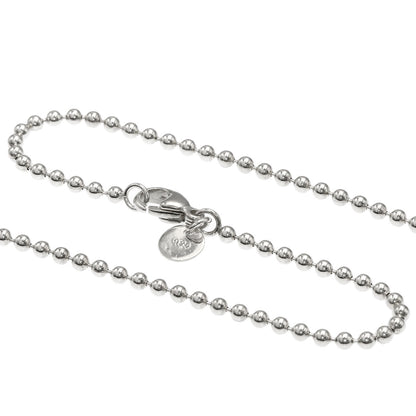 TIFFANY&Co. Return to oval tag Necklace Silver Ladies [Used]