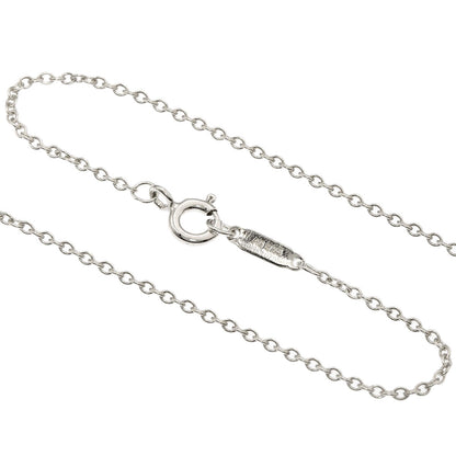 TIFFANY&Co. Interlocking Necklace Silver rubet metalLadies [Used]