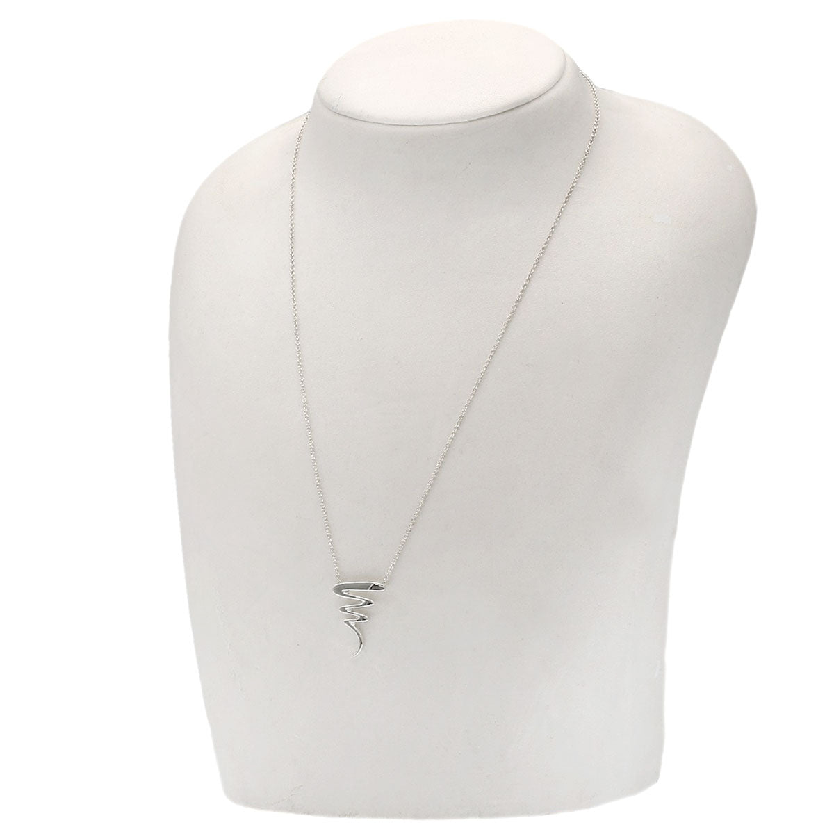 TIFFANY&Co. Scribble Necklace Silver Ladies [Used]