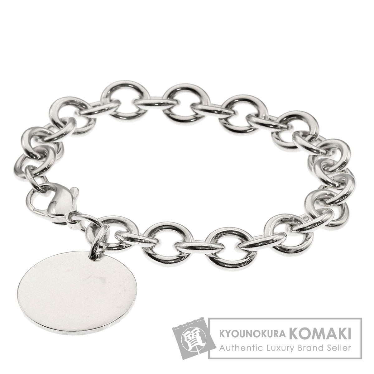 TIFFANY&Co. Return to round tag Bracelet Silver Ladies [Used]