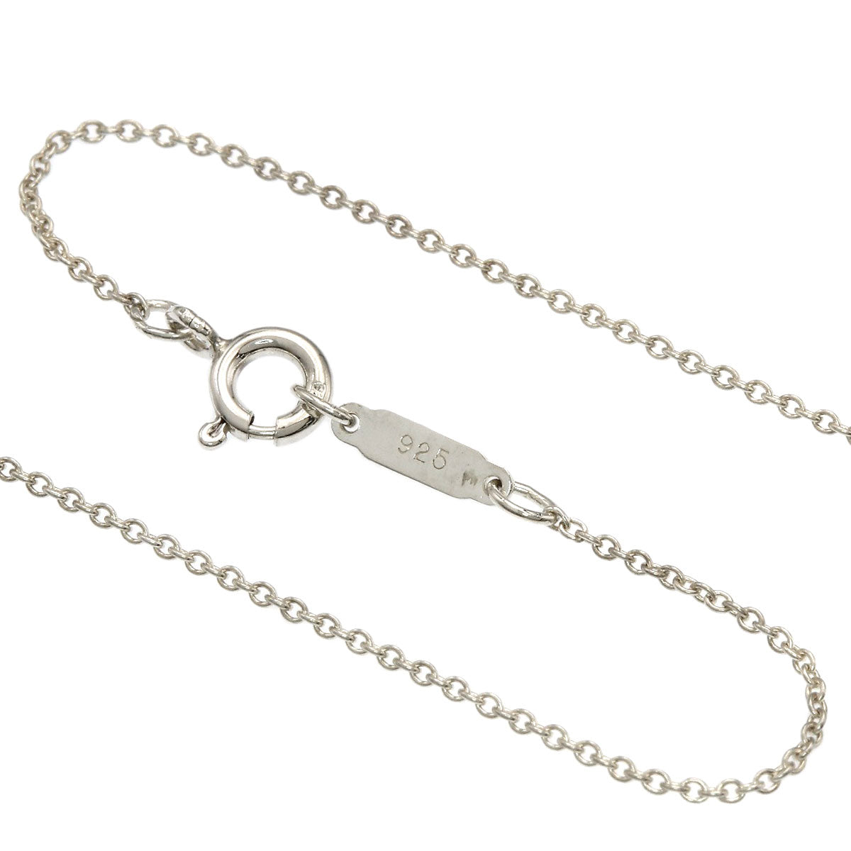 TIFFANY&Co. ribbon Necklace Silver Ladies [Used]