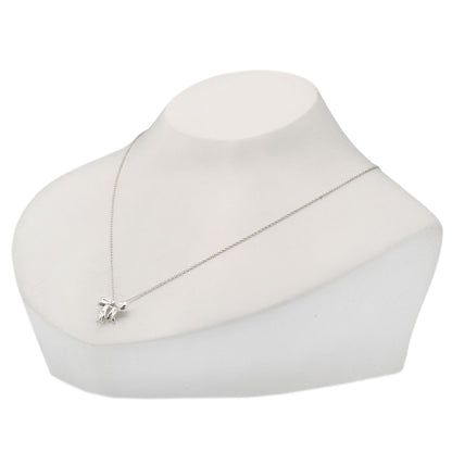 TIFFANY&Co. ribbon Necklace Silver Ladies [Used]