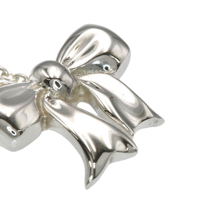 TIFFANY&Co. ribbon Necklace Silver Ladies [Used]
