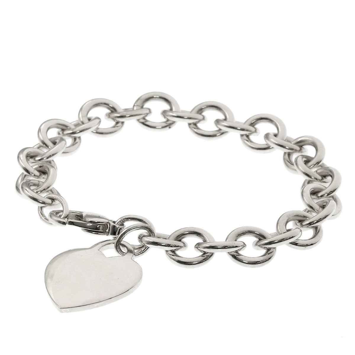 TIFFANY&Co. Return to heart tag Bracelet Silver Ladies [Used]