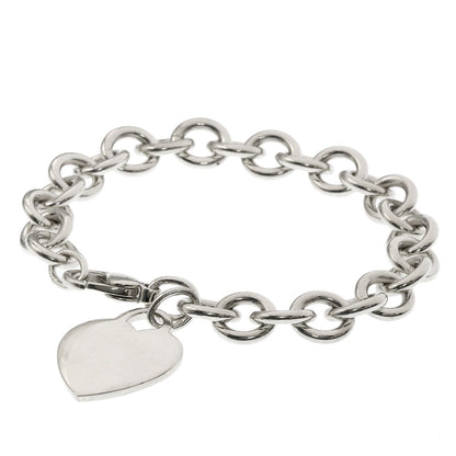 TIFFANY&Co. Return to heart tag Bracelet Silver Ladies [Used]
