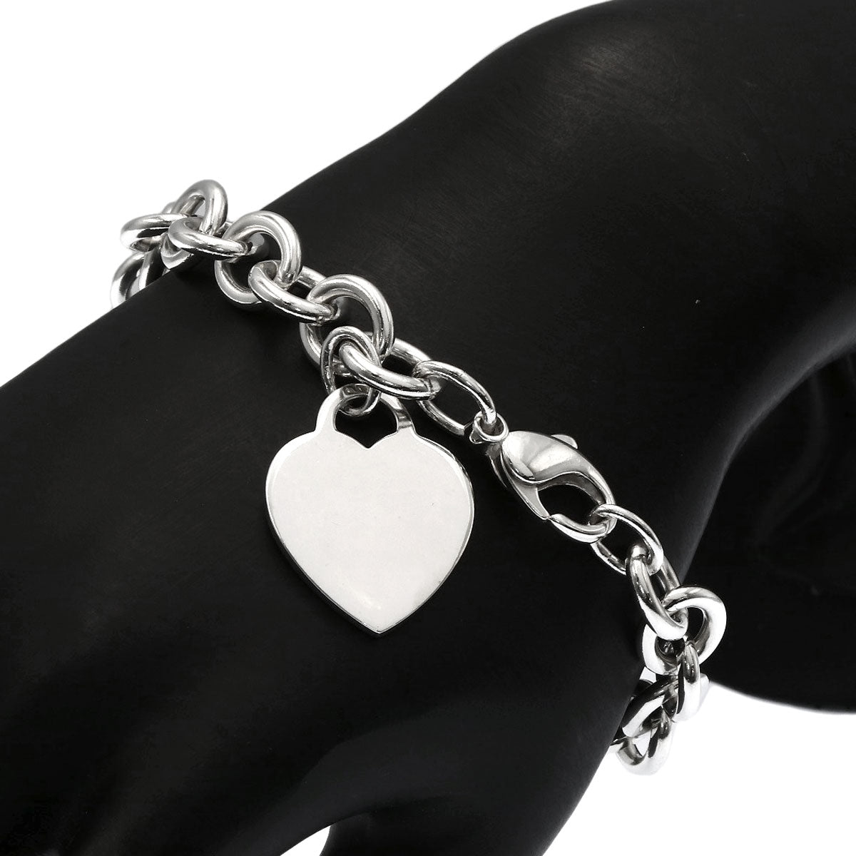 TIFFANY&Co. Return to heart tag Bracelet Silver Ladies [Used]