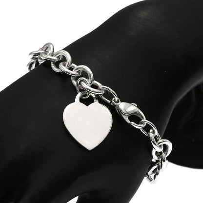 TIFFANY&Co. Return to heart tag Bracelet Silver Ladies [Used]