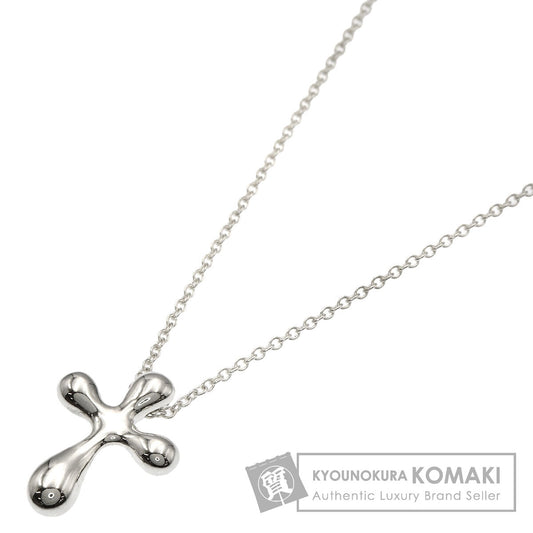 TIFFANY&Co. Small cross Necklace Silver Ladies [Used]