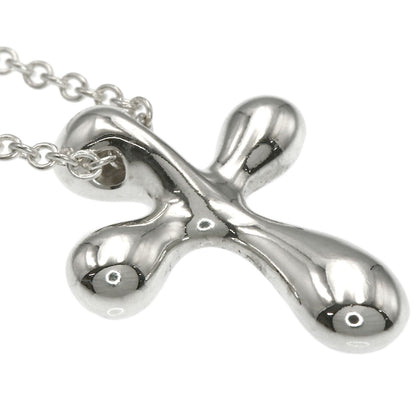 TIFFANY&Co. Small cross Necklace Silver Ladies [Used]