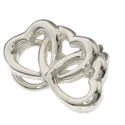 TIFFANY&Co. Triple heart Earring Silver Ladies [Used]