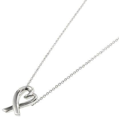 TIFFANY&Co. Loving heart Necklace Silver Ladies [Used]