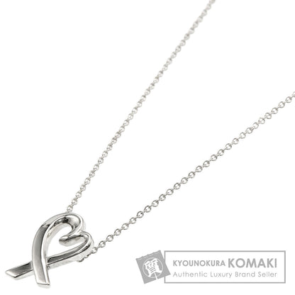 TIFFANY&Co. Loving heart Necklace Silver Ladies [Used]