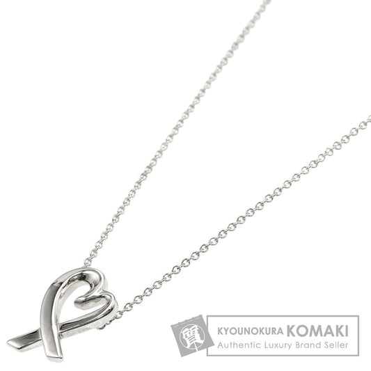 TIFFANY&Co. Loving heart Necklace Silver Ladies [Used]