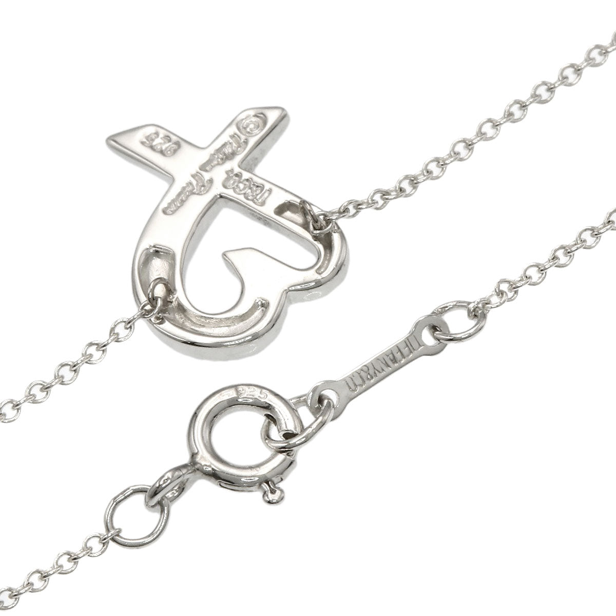 TIFFANY&Co. Loving heart Necklace Silver Ladies [Used]