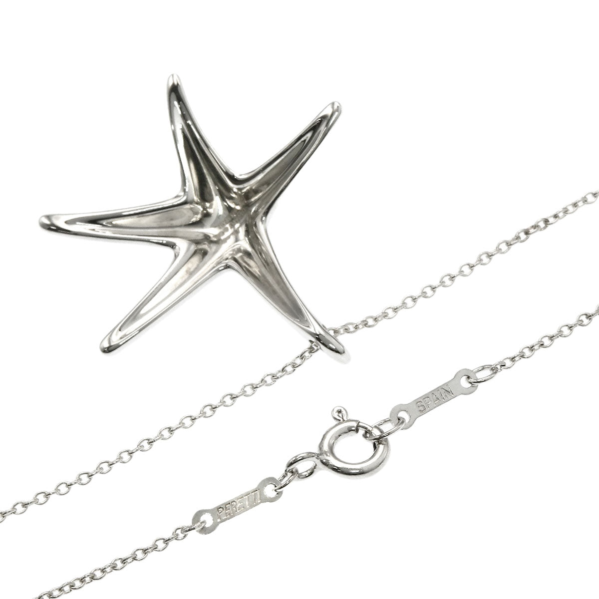 TIFFANY&Co. Star fish Necklace Silver Ladies [Used]