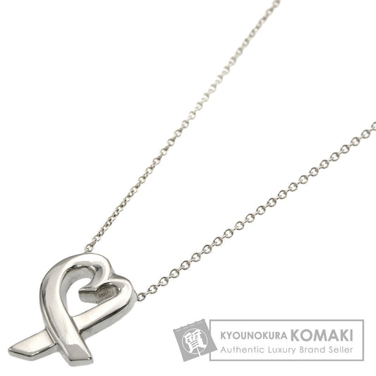 TIFFANY&Co. Loving Heart Necklace Silver Ladies [Used]