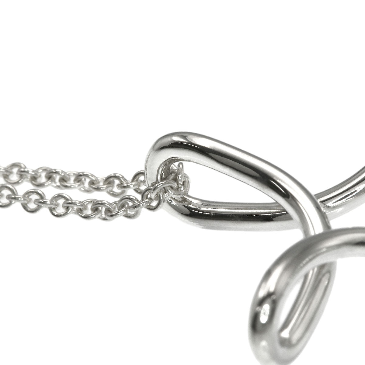 TIFFANY&Co. Open cross Necklace Silver Ladies [Used]