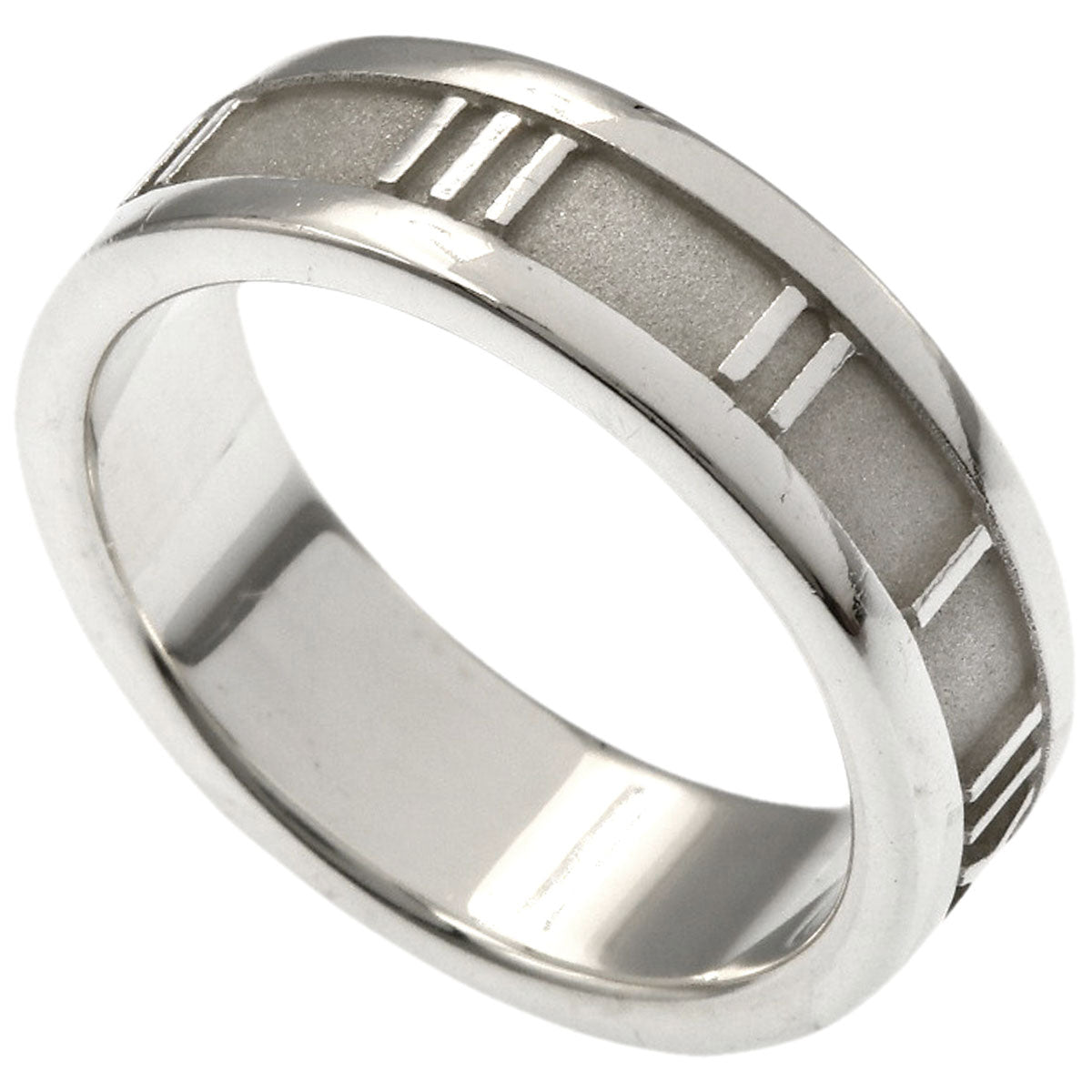TIFFANY&Co. Atlas Ring Silver Ladies [Used]