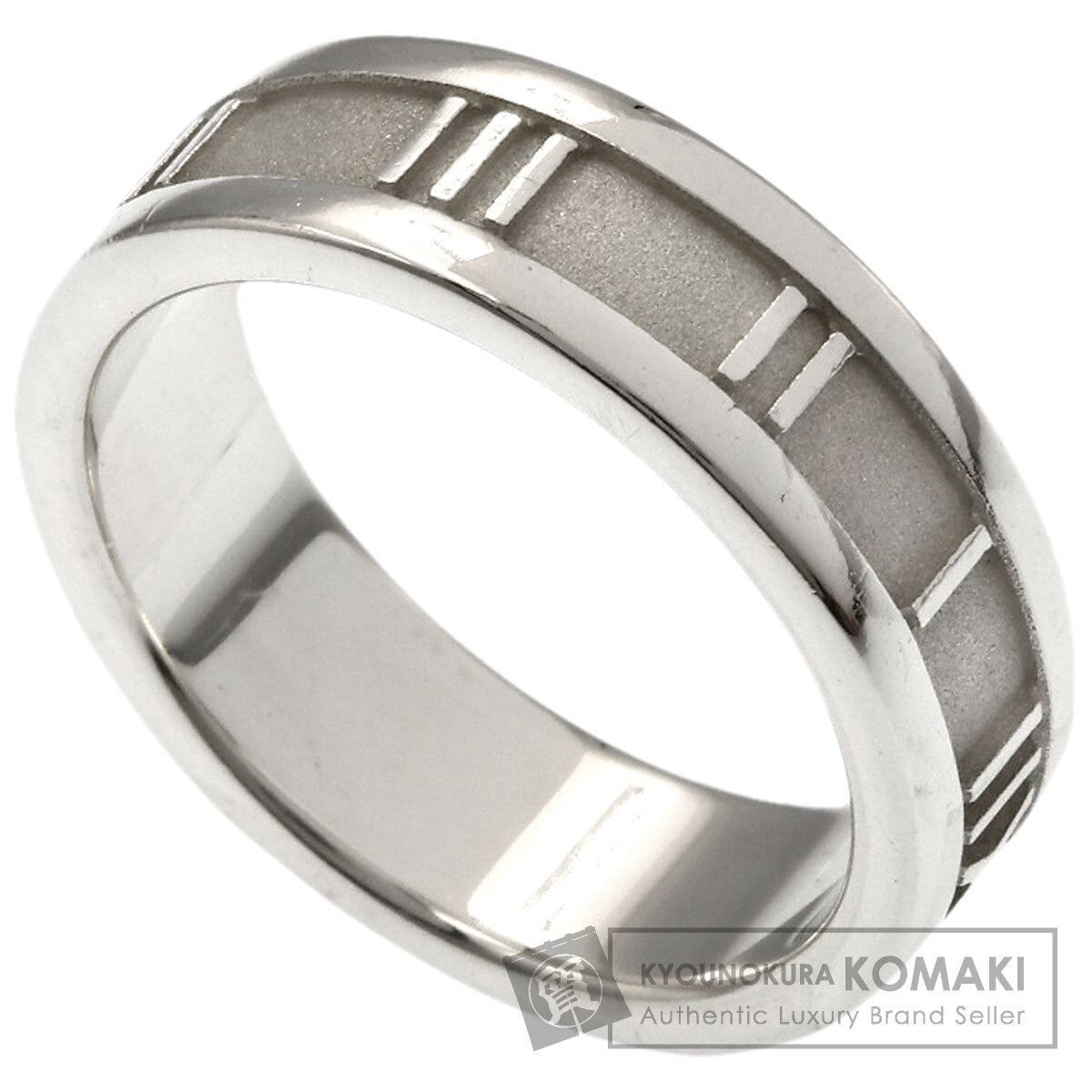 TIFFANY&Co. Atlas Ring Silver Ladies [Used]