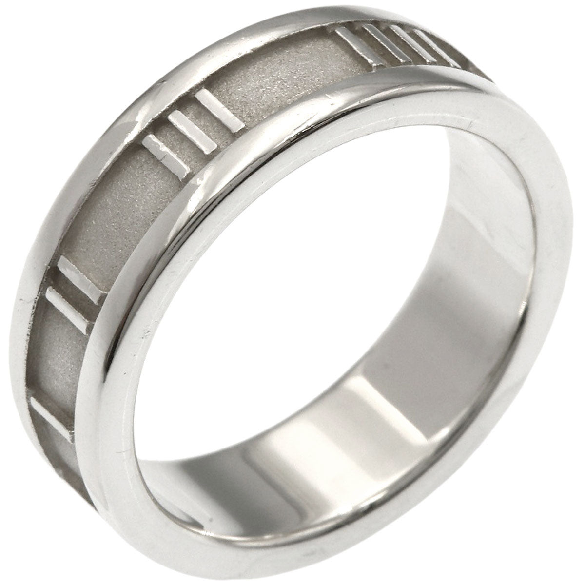 TIFFANY&Co. Atlas Ring Silver Ladies [Used]