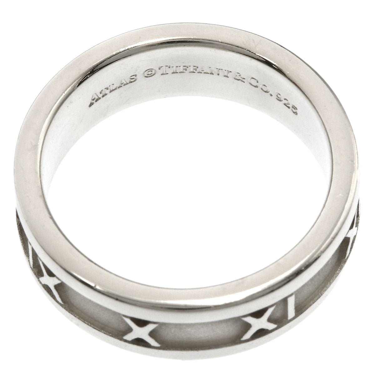 TIFFANY&Co. Atlas Ring Silver Ladies [Used]