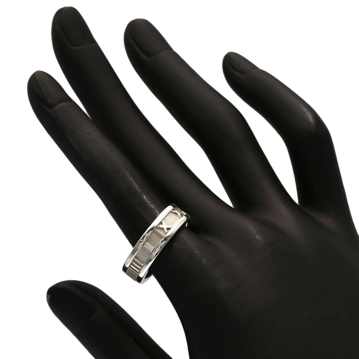 TIFFANY&Co. Atlas Ring Silver Ladies [Used]