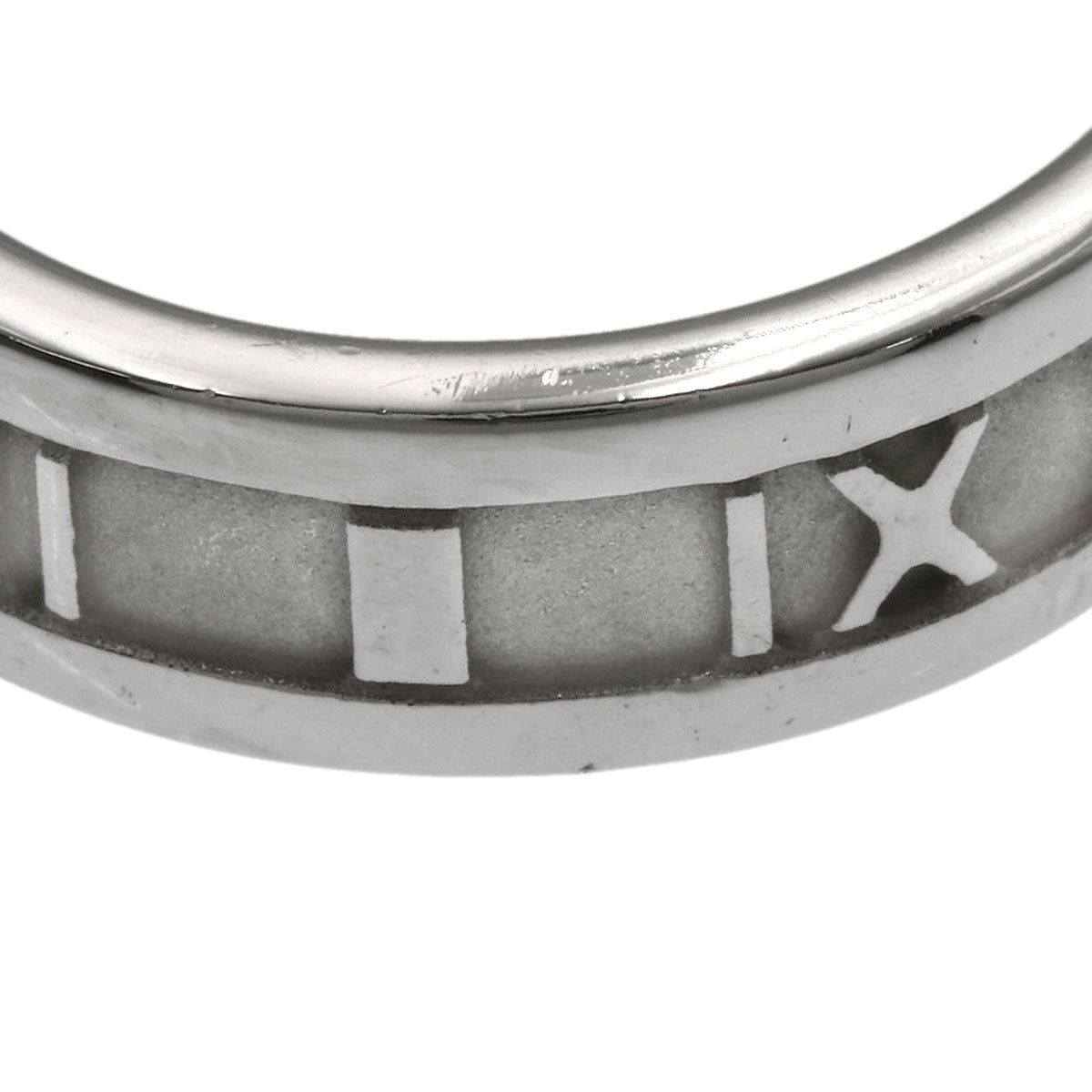 TIFFANY&Co. Atlas Ring Silver Ladies [Used]