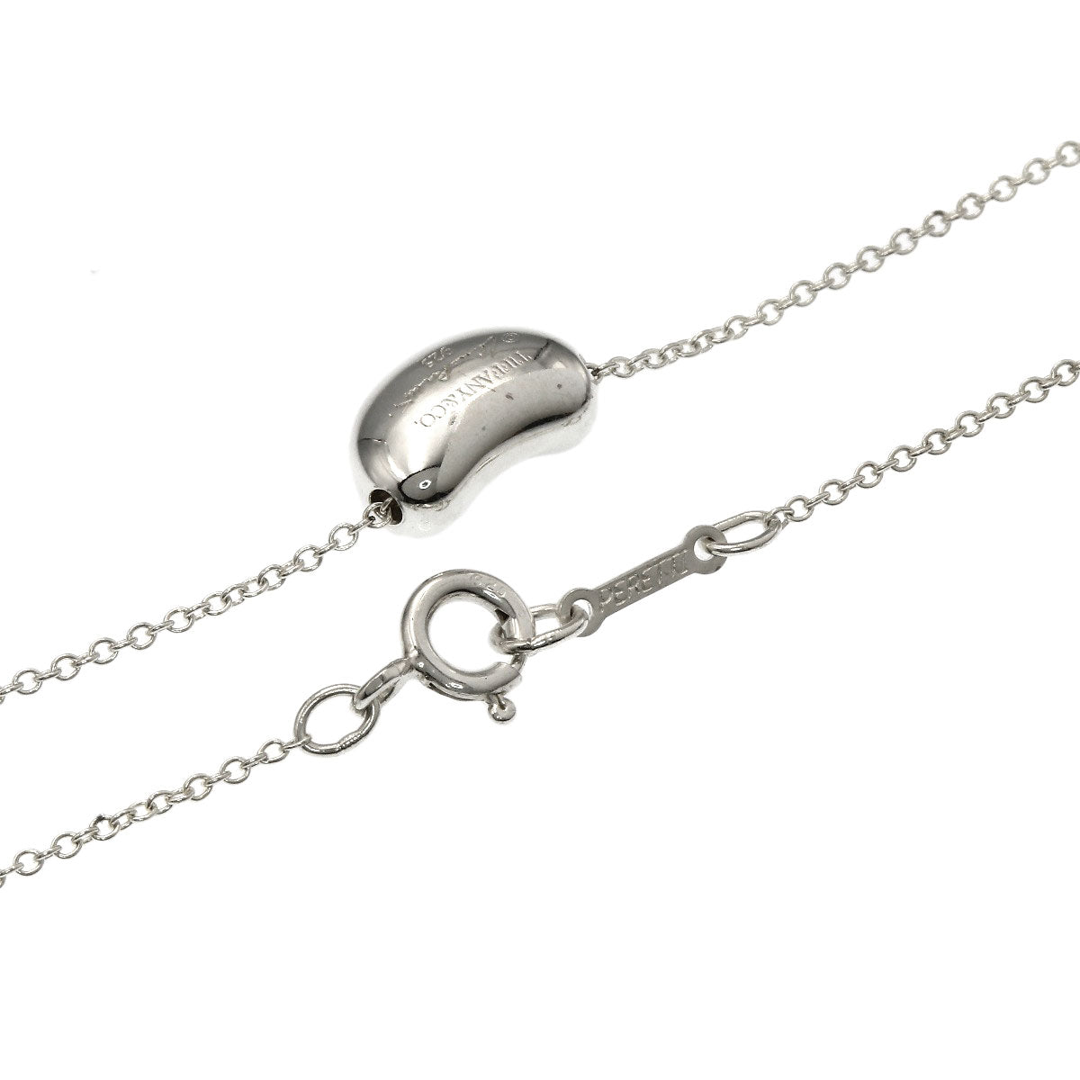 TIFFANY&Co. Bean Necklace Silver Ladies [Used]