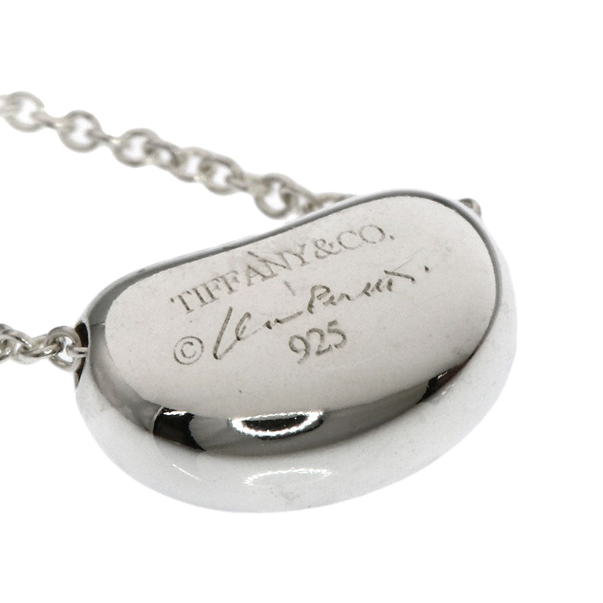 TIFFANY&Co. Bean Necklace Silver Ladies [Used]