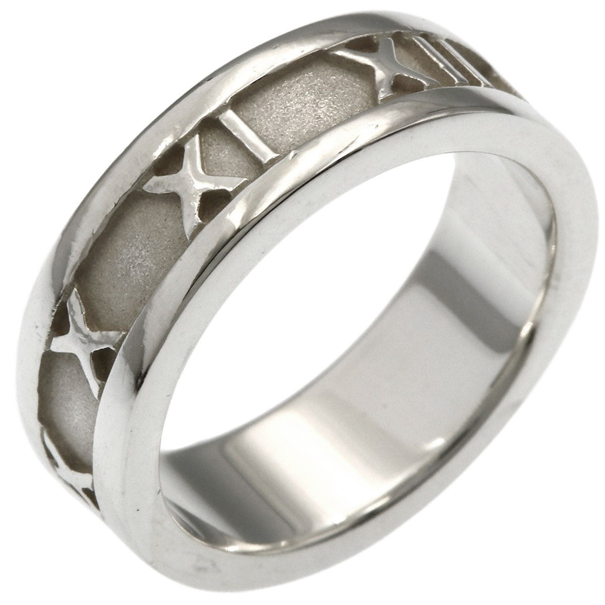 TIFFANY&Co. Atlas Ring Silver Ladies [Used]