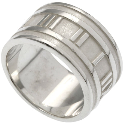 TIFFANY&Co. Atlas wide Ring Silver Ladies [Used]