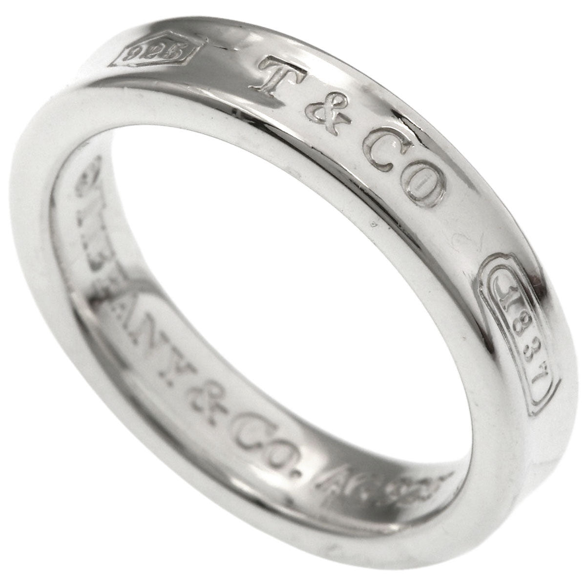 TIFFANY&Co. 1837 Narrow Ring Silver Ladies [Used]