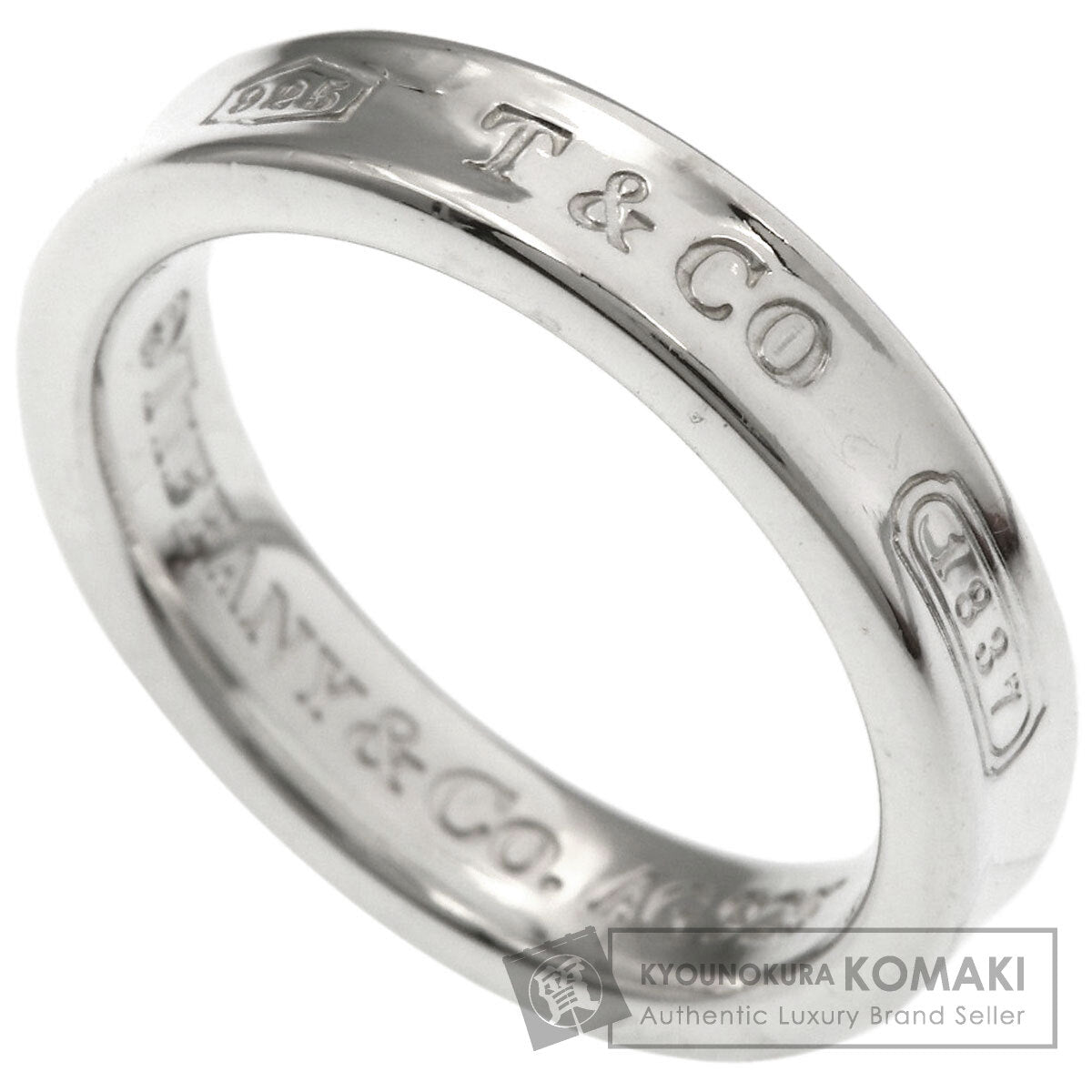 TIFFANY&Co. 1837 Narrow Ring Silver Ladies [Used]