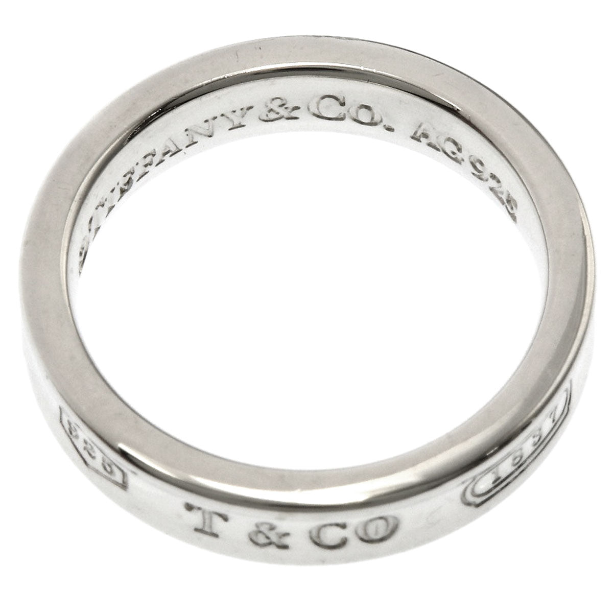 TIFFANY&Co. 1837 Narrow Ring Silver Ladies [Used]