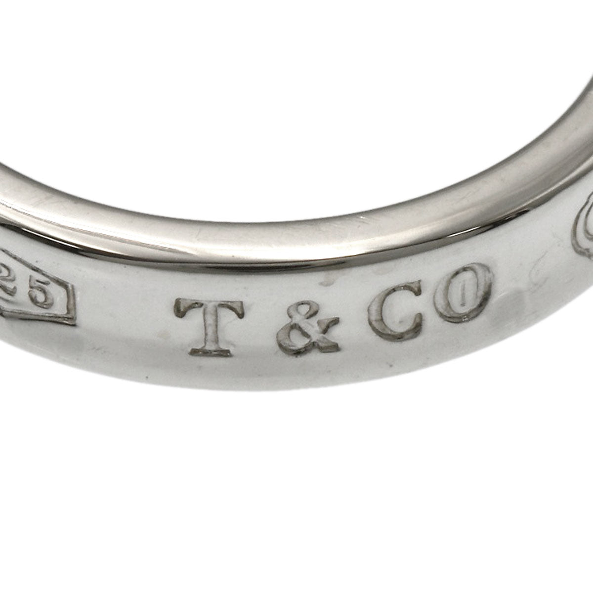 TIFFANY&Co. 1837 Narrow Ring Silver Ladies [Used]