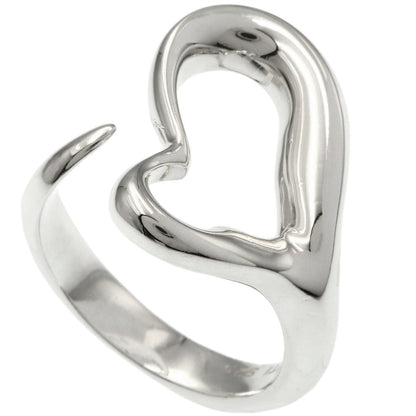 TIFFANY&Co. Open heart Ring Silver Ladies [Used]