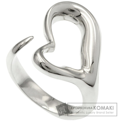 TIFFANY&Co. Open heart Ring Silver Ladies [Used]