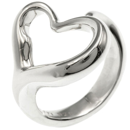 TIFFANY&Co. Open heart Ring Silver Ladies [Used]