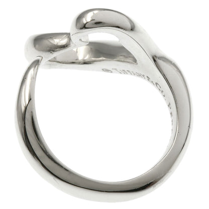 TIFFANY&Co. Open heart Ring Silver Ladies [Used]