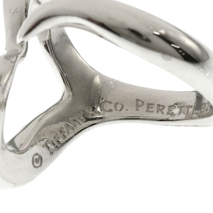 TIFFANY&Co. Open heart Ring Silver Ladies [Used]