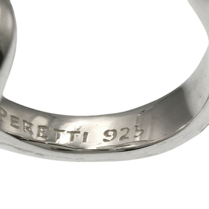 TIFFANY&Co. Open heart Ring Silver Ladies [Used]