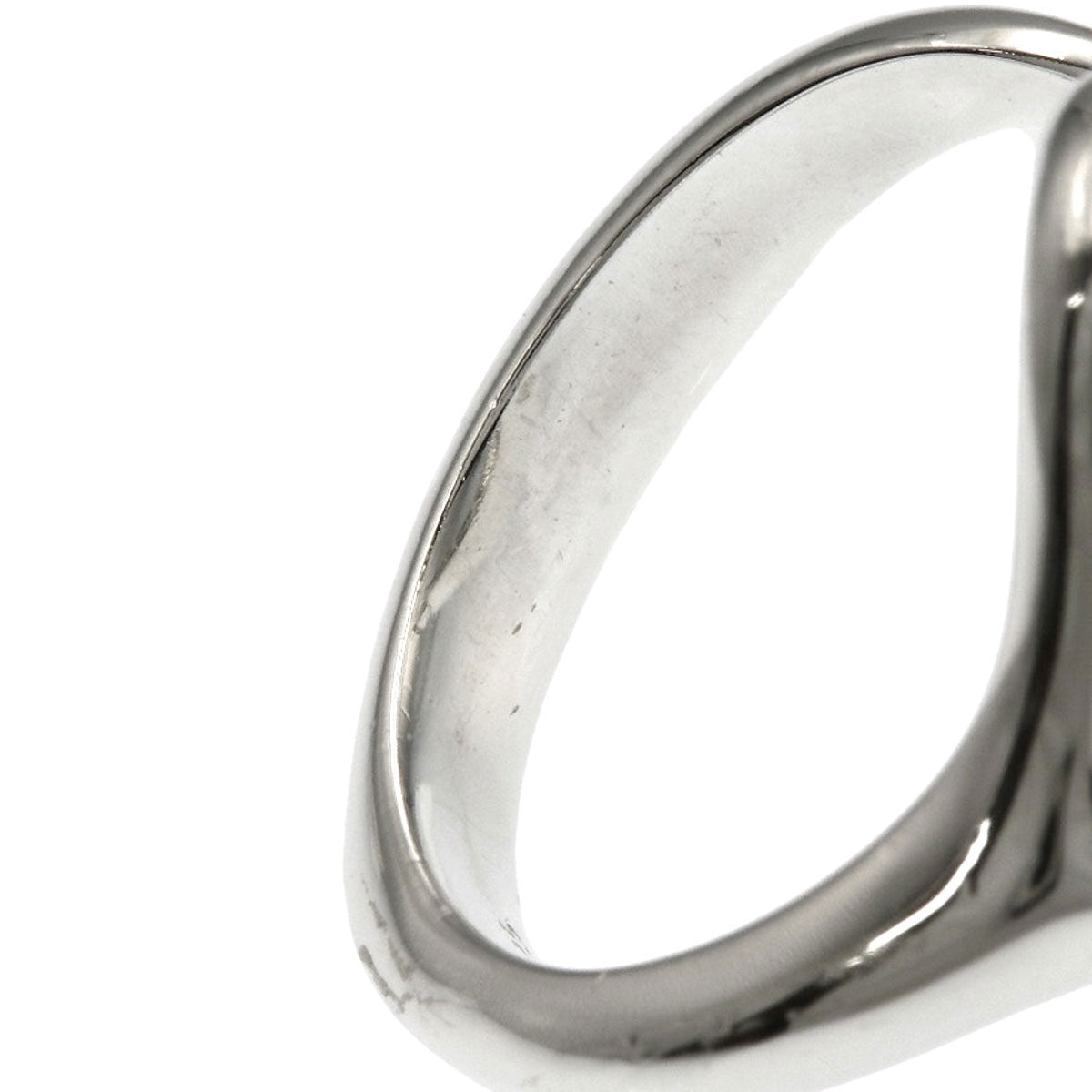 TIFFANY&Co. Open heart Ring Silver Ladies [Used]