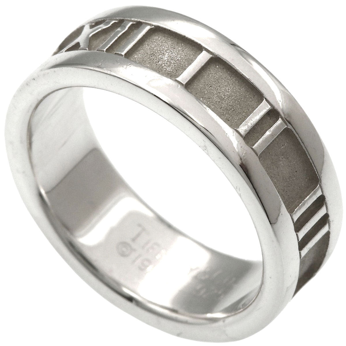 TIFFANY&Co. Atlas Ring Silver Ladies [Used]