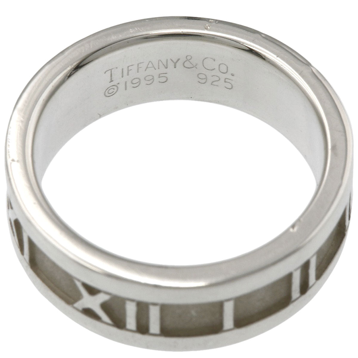 TIFFANY&Co. Atlas Ring Silver Ladies [Used]