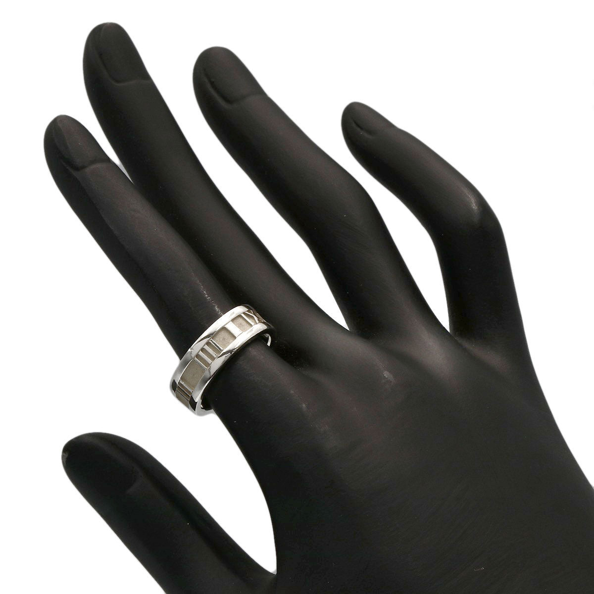 TIFFANY&Co. Atlas Ring Silver Ladies [Used]