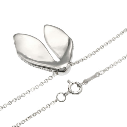 TIFFANY&Co. whale tail Necklace Silver Ladies [Used]