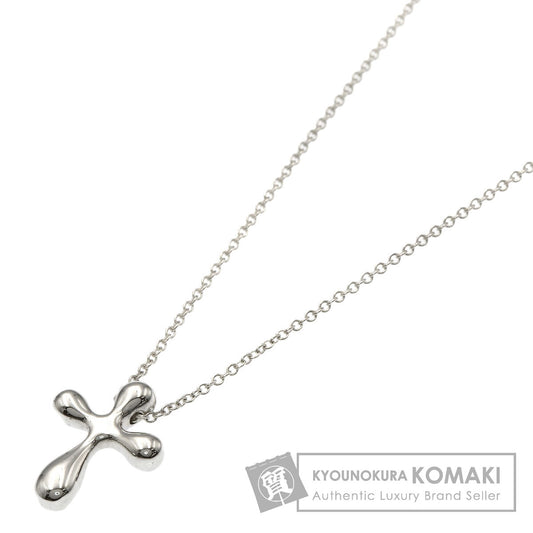 TIFFANY&Co. Small cross Necklace Silver Ladies [Used]